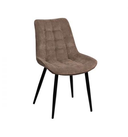 Scaun Hans~Velvet Brown BGF166-7+Black legs