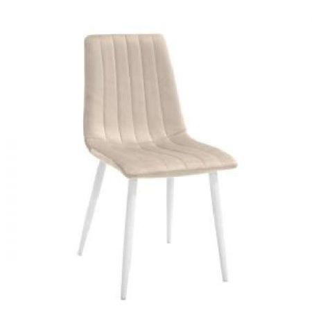 Scaun DC-90P~N7 Catifea ~ Beige+White Legs