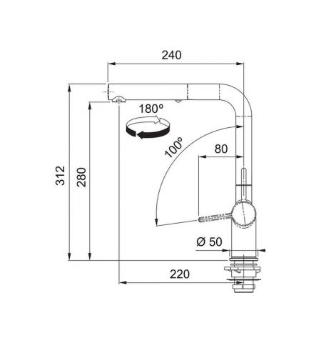 Franke Active Plus Dus Crom Oyster Franke Active Plus Dus Crom Oyster