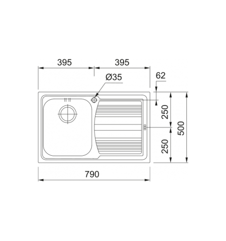Franke Logica Line LLL 611-79