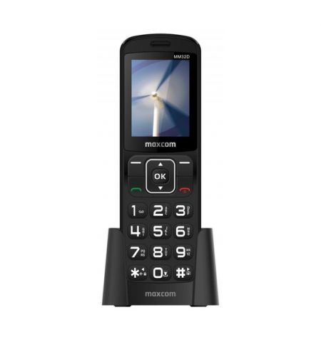 Мобильный телефон Maxcom MM32D Black