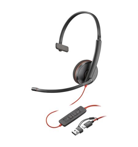 Гарнитура Poly Headset Blackwire C3210 Mono USB-C/A