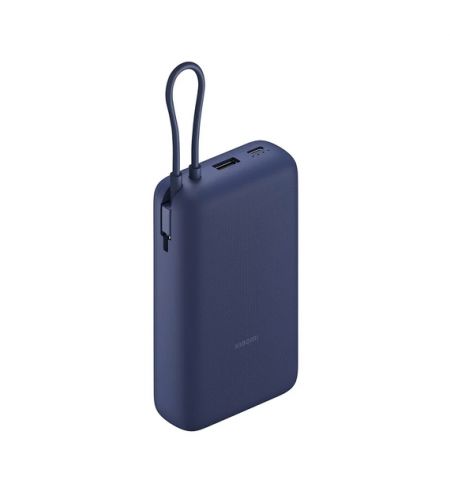 Xiaomi Power Bank 33W Integrated Cable 20000 мАч, синий