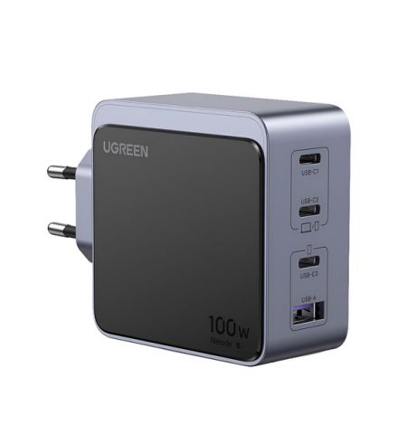 UGREEN Nexode S 3*USB-A+1*USB-C 100W GaN X565, черный