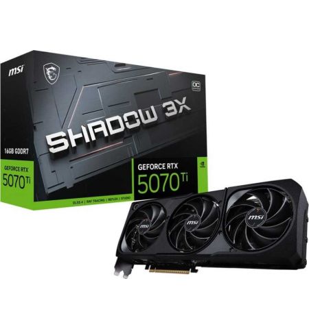 Видеокарта MSI GeForce RTX 5070 Ti 16G SHADOW 3X OC