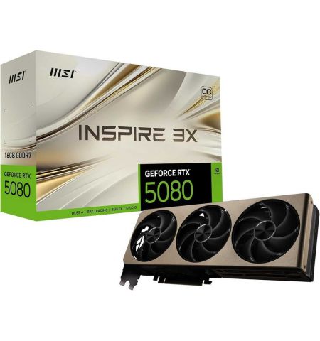 Видеокарта MSI GeForce RTX 5080 16G INSPIRE 3X OC