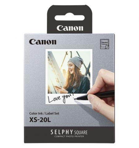 Hartie foto Canon  XS-20L EU26 (Photo Paper 72x85 mm (20 Sheets)  + Ink Set)