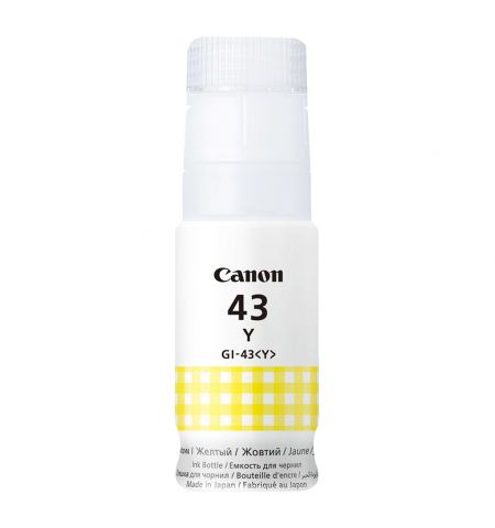Ink Bottle Canon INK GI-43 Y, Yellow, 60ml for Canon Pixma G640/540,