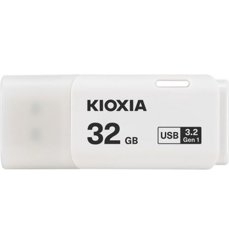 32GB USB2.0  Kioxia (Toshiba) TransMemory U202 White, Plastic, Small design (Read 20 MByte/s, Write 10 MByte/s)