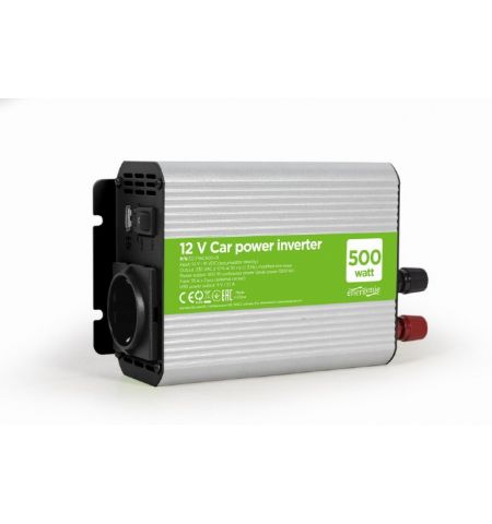 EnerGenie EG-PWC500-01, 12 V Car power inverter, 500 W, with USB port