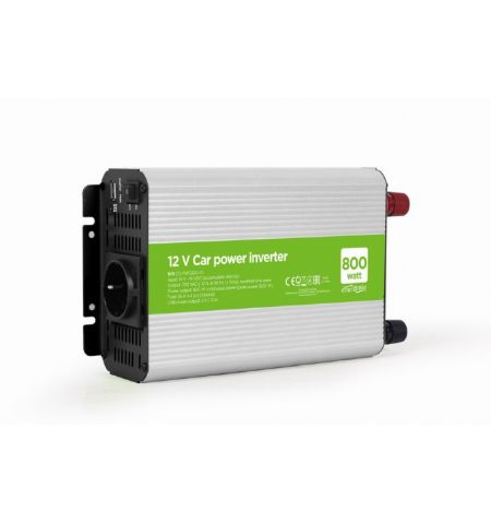 EnerGenie EG-PWC800-01, 12 V Car power inverter, 800 W, with USB port