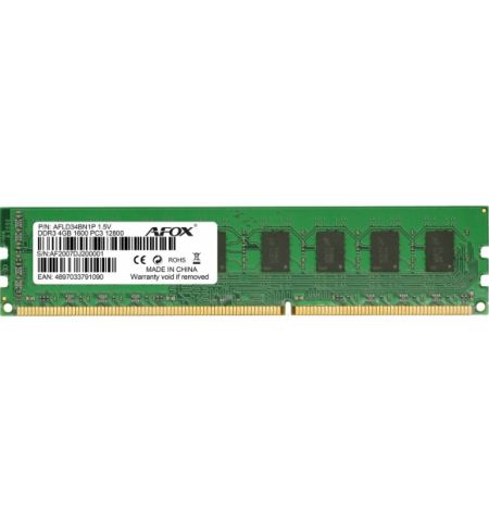 Memorie operativa AFOX DDR3-1600 8GB