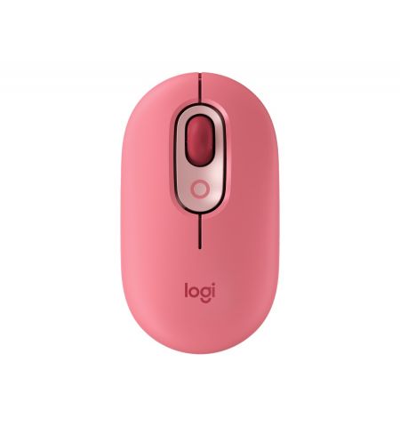 Logitech POP Mouse Wireless Mouse with Customizable Emoji, Multi-device, SilentTouch, SmartWheel, 2 Programmable buttons, Heartbreaker/Rose