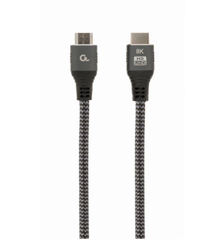 Cable HDMI 2.1  - 2m - Cablexpert CCB-HDMI8K-2M, Ultra High speed HDMI cable with Ethernet, 8K premium series, Supports HDMI 2.1 8K UHD resolutions at 60 Hz,  2 m