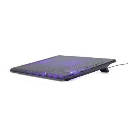 Gembird NBS-2F15-05, Notebook cooling stand, up to 15.6", LED backlight