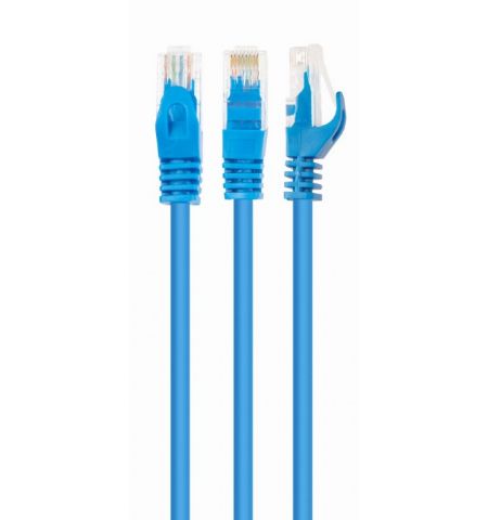 UTP Cat6 Patch cord, 0.25 m, Blue