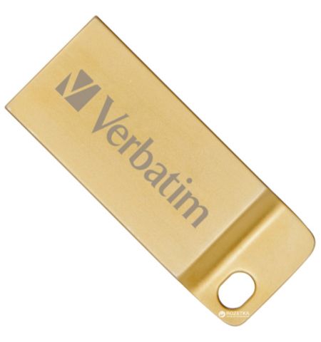 USB Flash Drive Verbatim Metal Executive 64GB, Gold