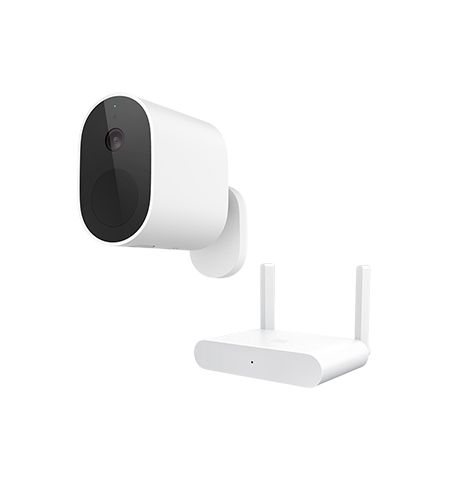 Smart Camera XIAOMI Mi Wireless Outdoor Security Camera Set MWC13 (EU) + Gateway (Reciever), White