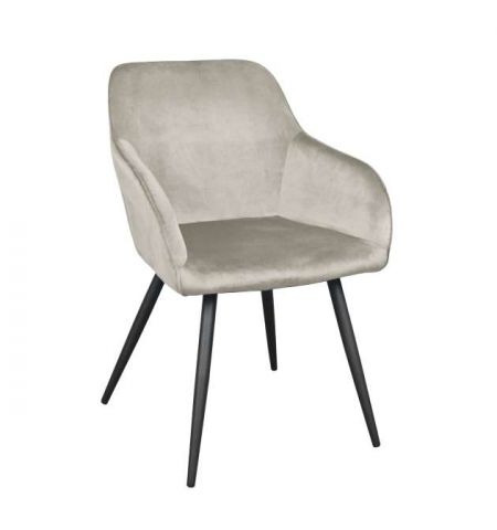 Scaun Airis Catifea Beige HLR9 + Black Legs
