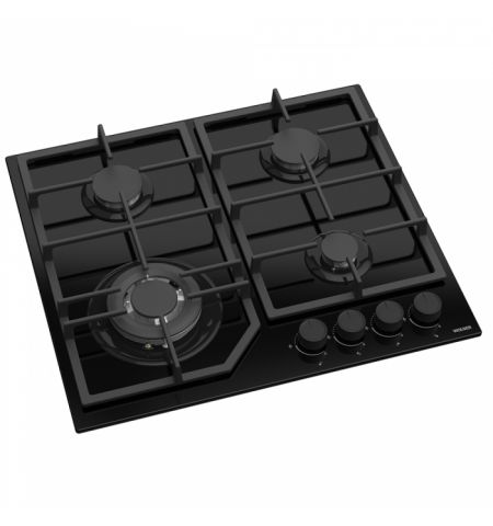 Варочная газовая поверхность Wolser  WL-F 6406 TURBO BLACK GL FFD