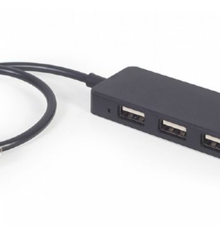 Gembird USB Hub UHB-U2P4-06, 4 ports, USB 2.0, 30 cm cable, black