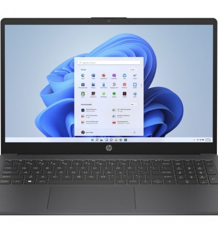 HP Laptop 15 Chalkboard Gray (15-fd0162ci), 15.6” IPS FHD 300 nits (Intel Core i3-1215U, 6xCore, 3.3-4.4 GHz, 8GB (1x8) DDR4 RAM, 512GB PCIe NVMe SSD, Intel UHD Graphics, no ODD, WiFi-AX6E/BT5.3, Type-C, 41Wh 3cell, 720p HD Webcam, En/Ru, FreeDOS, 1.6kg)
