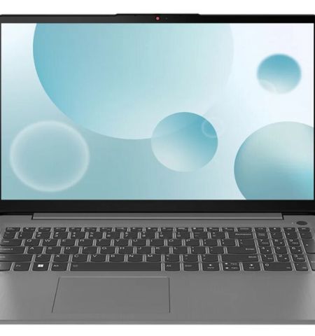 Lenovo IdeaPad 3 15IAU7 Arctic Grey 15.6” IPS FHD 300 nits (Intel Core i5-1235U 10xCore 3.3-4.4GHz, 8GB (8GB on board+free slot) DDR4 RAM, 512GB M.2 2242 NVMe SSD, Intel Iris Xe Graphics, WiFi6-AX/BT 5.2, CR, 45Wh 3cell, 720p HD Webcam, EN/RU, No OS, 1.63
