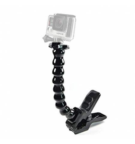 GoPro Jaws: Flex Clamp -attach your camera directly to the clamp for low-profile mounting, or use the optional neck to achieve a wider range of camera-angle adjustability, compatible with all GoPro cameras.