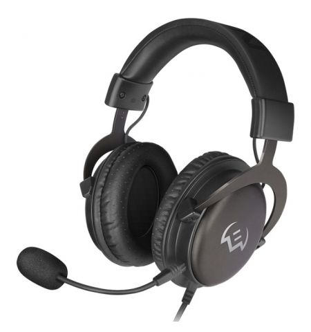 SVEN AP-G999MV, Gaming Headphones with microphone, Pull-out microphone, 3.5mm (4 pin) or 2*3.5 mm (3 pin) stereo mini-jack, Cable length: 2.2m , Gray