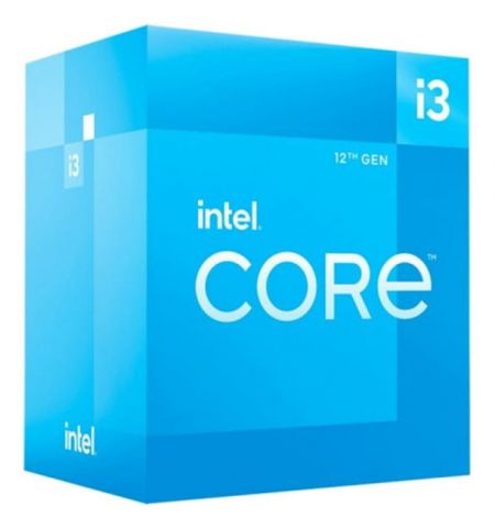 Intel® Core™ i3-12100, S1700, 3.3-4.3GHz, 4C(4P+0Е) / 8T, 12MB L3 + 5MB L2 Cache, Intel® UHD Graphics 730, 10nm 60W, tray