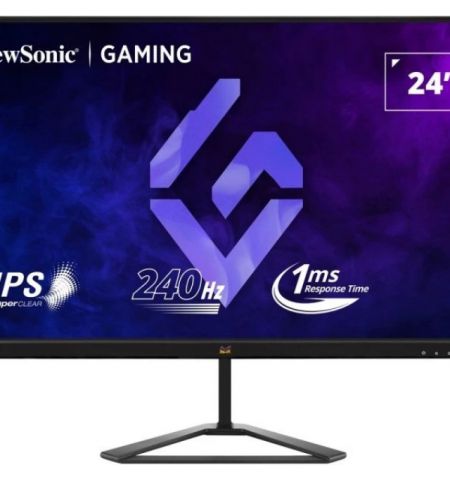 23.8” VIEWSONIC IPS LED VX2479A-HD-PRO Gaming Bordless Black (1ms, 1000:1, 250cd, 1920x1080, 178°/178°, HDMI x 2, DisplayPort, 240Hz Refresh Rate, Console Mode 120Hz, HDR10, AMD FreeSync, Audio Line-out, VESA)