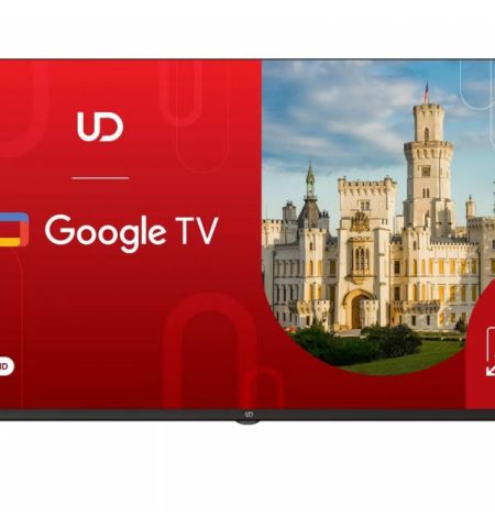 40” LED TV UD 40GF5210, Black (1920x1080 FHD, Google TV, 3 x HDMI, 2 x USB, Wi-Fi (2.4Ghz+5Ghz), DVB-T/T2/C/S2, Speakers 2 x 8W Dolby Audio, VESA 200x200, 5.4 Kg)