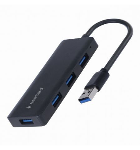 Gembird USB3.1 Hub UHB-U3P4-03, 4 ports, USB 3.1(Gen.1), Black