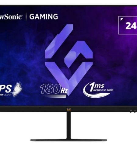 23.8” VIEWSONIC IPS LED VX2479-HD-PRO Gaming Bordless Black (1ms, 1000:1, 250cd, 1920x1080, 178°/178°, HDMI x 2, DisplayPort, 180Hz Refresh Rate, HDR10, AMD Adaptive Sync, Audio Line-out, VESA)