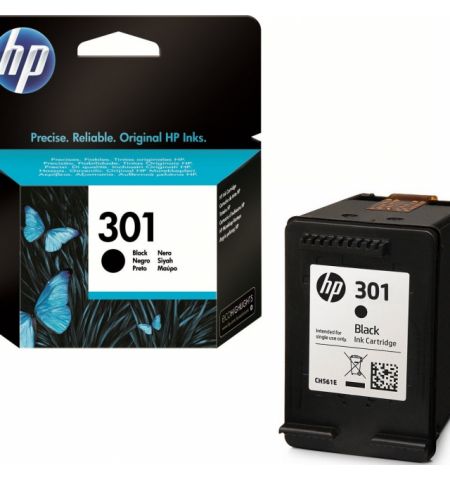 HP №301 Black Ink Cartridge 190 pages for HP DESKJET 1000, 1050, 1050A, 2000, 2050, 2050A, 2054A, 3000, 3050, 3050A, 3020A, 3054A