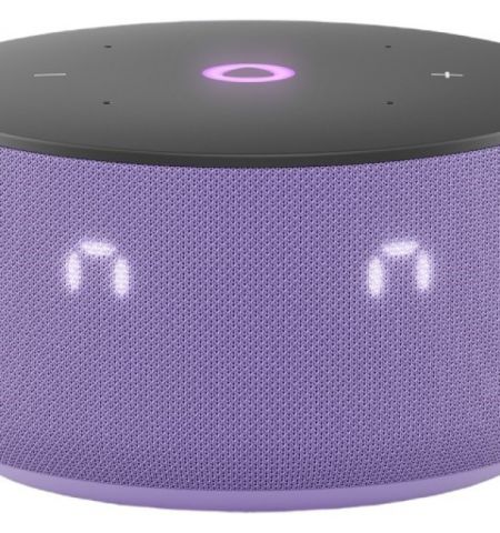 Smart Speaker (YNDX-00027LIL)  Yandex Station MINI 3 with Alisa, Lilac, LED Display, Smart Home Control Center, No Hub Required, Wi-FI-AC + BT5.0, Alisa Assistant built-in, 12W, Sensor buttons, 3 Microphones Smart Speaker (YNDX-00027LIL)  Yandex Station MINI 3 with Alisa, Lilac, LED Display, Smart Home Control Center, No Hub Required, Wi-FI-AC + BT5.0, Alisa Assistant built-in, 12W, Sensor buttons, 3 Microphones