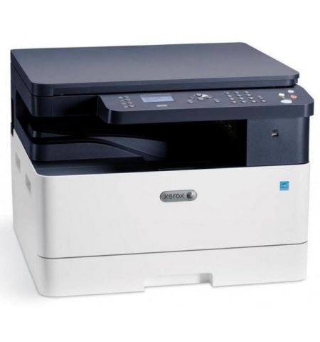 MFD Xerox B1022, Mono Printer/Duplex/Scanner/Net, A3, 1200x1200 dpi, 22ppm, Up to 50k, 1.2 GHz, 256 Mb, Scan 600x600dpi, 4-Line LCD display, PCL 6, PostScript 3, Paper Input  350-sheet tray,  USB 2.0, Ethernet, In set 006R01731 13700 p. Drum 013R00679 - 8