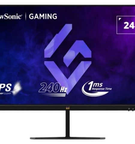 23.8” VIEWSONIC IPS LED VX2479A-HD-PRO Gaming Bordless Black (1ms, 1000:1, 250cd, 1920x1080, 178°/178°, HDMI x 2, DisplayPort, 240Hz Refresh Rate, Console Mode 120Hz, HDR10, AMD FreeSync, Audio Line-out, VESA)