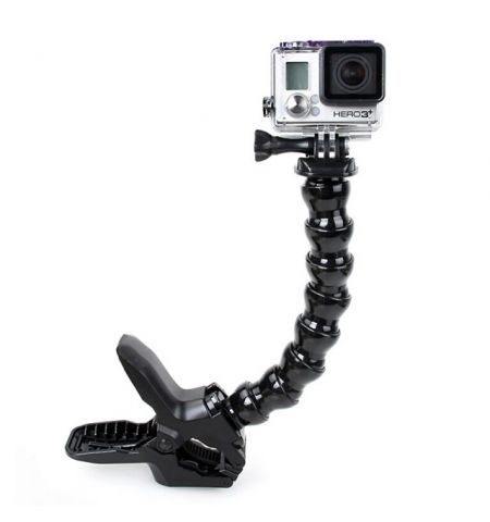 GoPro Jaws: Flex Clamp -attach your camera directly to the clamp for low-profile mounting, or use the optional neck to achieve a wider range of camera-angle adjustability, compatible with all GoPro cameras.