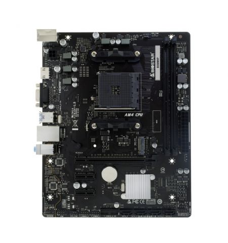 BIOSTAR B550MHP, Socket AM4, AMD B550, Dual 2xDDR4-4400+, APU AMD graphics, VGA, HDMI, 1xPCIe4.0 X16, 4xSATA3, RAID, 1x M.2 Gen4 x4(64Gb/s), 2xPCIe3.0 X1, ALC897 7.1 HDA, GbE LAN, 4xUSB3.2, mATX BIOSTAR B550MHP, Socket AM4, AMD B550, Dual 2xDDR4-4400+, APU AMD graphics, VGA, HDMI, 1xPCIe4.0 X16, 4xSATA3, RAID, 1x M.2 Gen4 x4(64Gb/s), 2xPCIe3.0 X1, ALC897 7.1 HDA, GbE LAN, 4xUSB3.2, mATX