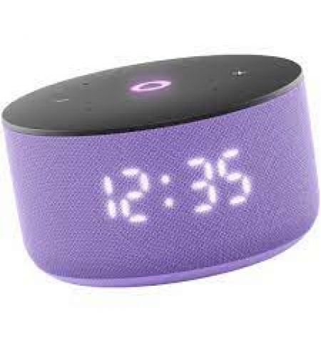 Smart Speaker (YNDX-00027LIL)  Yandex Station MINI 3 with Alisa, Lilac, LED Display, Smart Home Control Center, No Hub Required, Wi-FI-AC + BT5.0, Alisa Assistant built-in, 12W, Sensor buttons, 3 Microphones Smart Speaker (YNDX-00027LIL)  Yandex Station MINI 3 with Alisa, Lilac, LED Display, Smart Home Control Center, No Hub Required, Wi-FI-AC + BT5.0, Alisa Assistant built-in, 12W, Sensor buttons, 3 Microphones