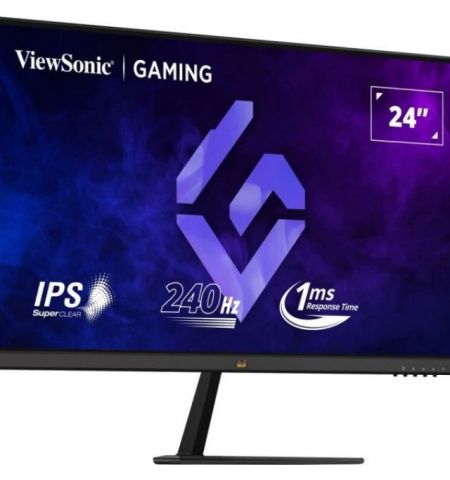 23.8” VIEWSONIC IPS LED VX2479A-HD-PRO Gaming Bordless Black (1ms, 1000:1, 250cd, 1920x1080, 178°/178°, HDMI x 2, DisplayPort, 240Hz Refresh Rate, Console Mode 120Hz, HDR10, AMD FreeSync, Audio Line-out, VESA)