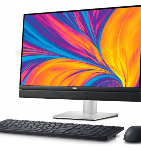 All-in-One PC - 23.8” DELL OptiPlex 7420 FHD IPS Non-Touch AG (Intel Core i5-14500T, 16GB (1X16GB) DDR5, M.2 512GB SSD PCIe NVMe 2230, CR, Integrated graphics, WiFi6E AX211 2x2 BT5.2, TPM, FHD Cam, KM5221W, PSU 130W, HAS Stand, Win11Pro, Black)