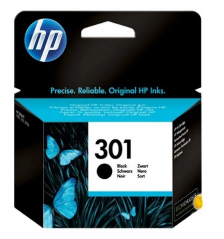 HP №301 Black Ink Cartridge 190 pages for HP DESKJET 1000, 1050, 1050A, 2000, 2050, 2050A, 2054A, 3000, 3050, 3050A, 3020A, 3054A