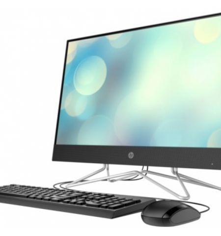 All-in-One PC - 23.8” HP AiO 24-cr0023ci 23.8” FHD IPS AG, AMD Ryzen 3 7320U, 8GB LPDDR5 5500 (onboard), 512GB M.2 PCIe NVMe SSD, AMD Integrated Graphics, CR, HD Cam, WiFi6 + BT5.2, HDMI, LAN, Black Wired KB+MS 125, FreeDos, Jet Black.
