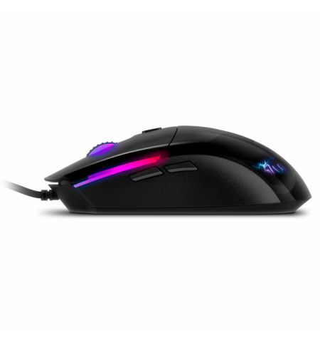 SVEN RX-G995 Programmable gaming mouse, 1000 - 16000 dpi, Programmable 5+1 buttons (scroll wheel),  Gaming Sensor Pixart 3389, Customizable RGB backlightt, Durable braided cable, USB, 1.8m, Black SVEN RX-G995 Programmable gaming mouse, 1000 - 16000 dpi, Programmable 5+1 buttons (scroll wheel),  Gaming Sensor Pixart 3389, Customizable RGB backlightt, Durable braided cable, USB, 1.8m, Black