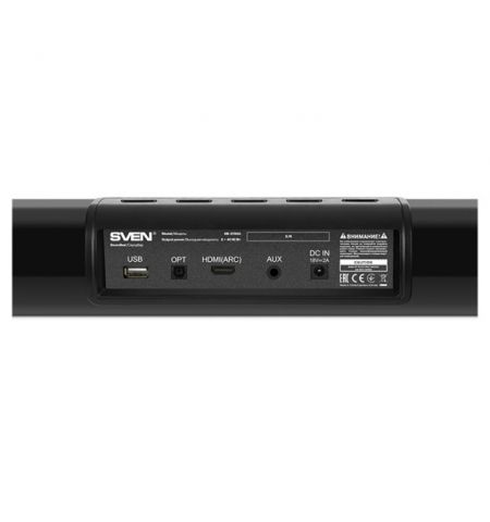 SVEN Soundbar SB-2150A, black (180 W, USB, display, RC, Optical, Bluetooth, wireless subwoofer)