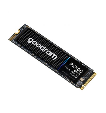 M.2 NVMe SSD 256GB GOODRAM PX500 Gen3, Interface: PCIe3.0 x4 / NVMe1.4, M2 Type 2280 form factor, Sequential Reads/Writes 3200 MB/s/ 1300 MB/s, Random (4k QD64) Read/Write 80K IOPS/ 250K IOPS, SMI 2263XT, TBW: 150TB, 3D NAND TLC, heat-dissipating thermal 