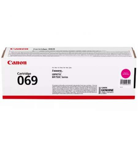 Laser Cartridge Canon 069 M (5092C002), magenta (1900 pages) for Canon i-SENSYS MF752Cdw/ MF754Cdw/ LBP673Cdw
