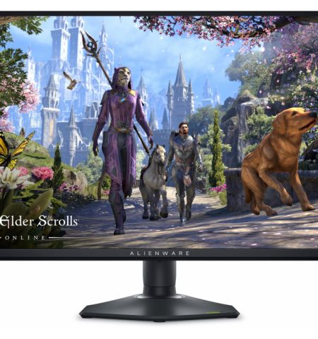 27.0” DELL IPS LED Alienware 27 4K Dual-Resolution (AW2725QF) Black (0.5ms, 1000:1, 600cd, 3840x2160 and 1920x1080, 178°/178°, up to 360Hz Refresh Rate, Console Mode 120Hz, VRR, ALLM,  HDMI, 2xHDMI, DisplayPort, USB Hub: 3xUSB3.2 + USB-C, Height Adjustmen